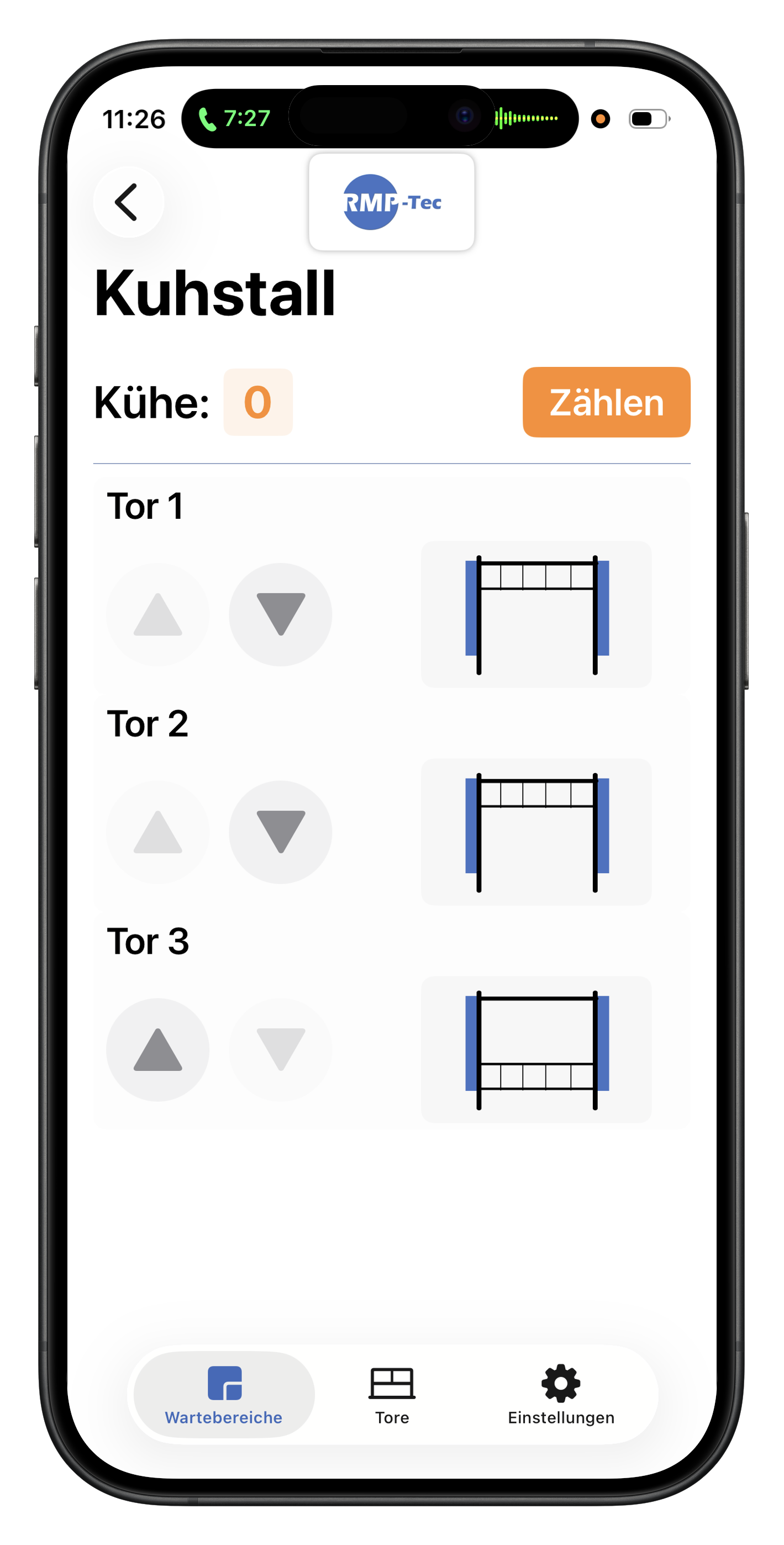 Lift Gate Control App - SPS Steuerung für automatische Stalltore in der Landwirtschaft